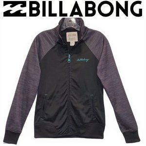 Billabong Women’s Activewear Jacket Black & Gray M